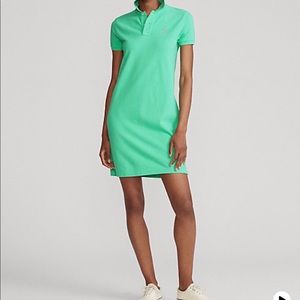 polo ralph lauren the mesh mini dress green